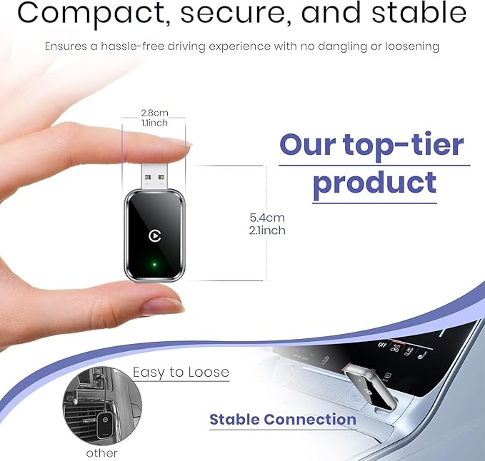 Wireless CarPlay Adaptor - Iphone & Android