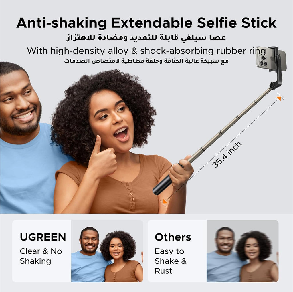 UGREEN Bluetooth Selfie Stick & Tripod