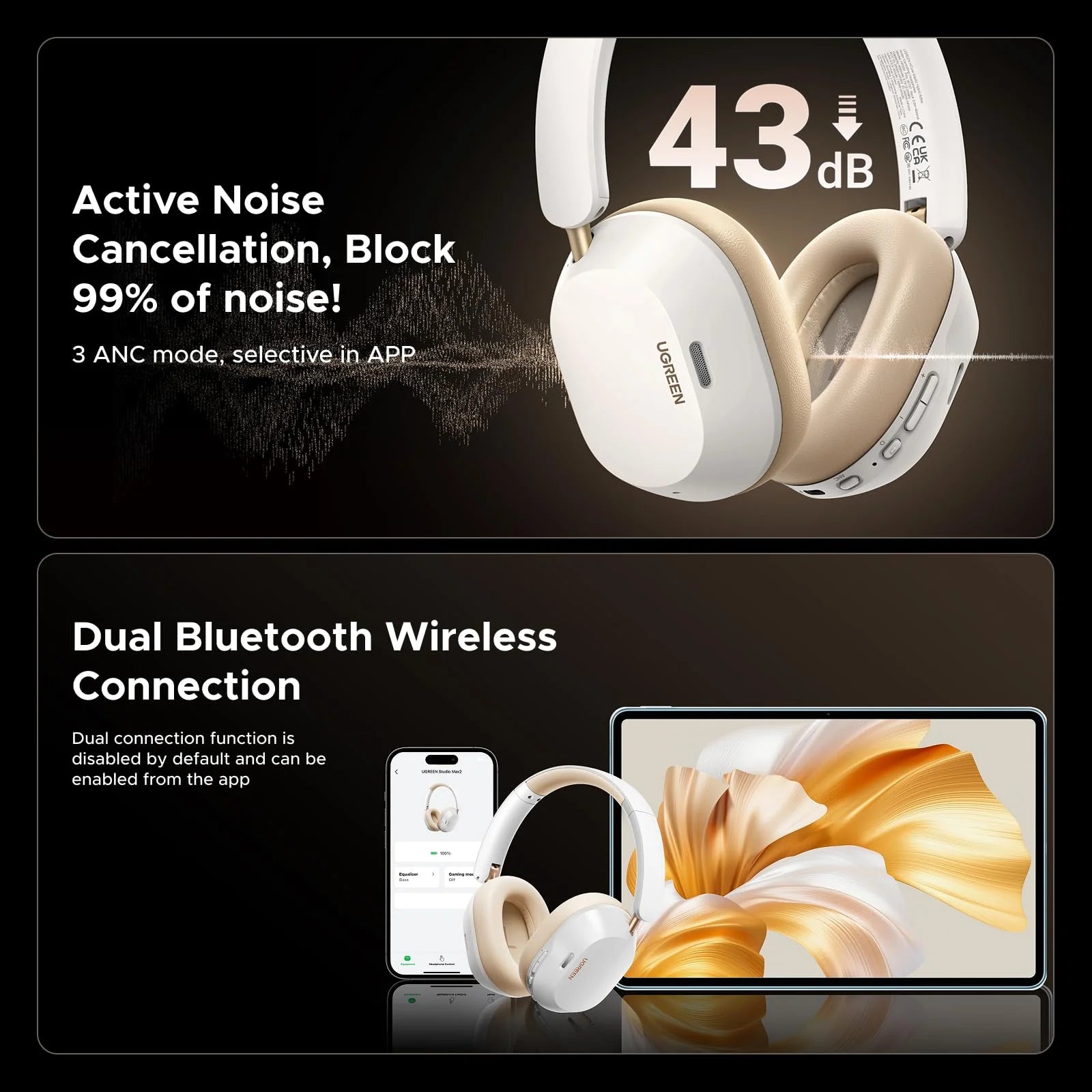 UGREEN HiTune MAX 5C Bluetooth Headphone