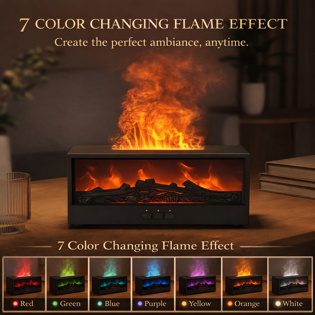 Flame Glow Lamp Aroma Difuser