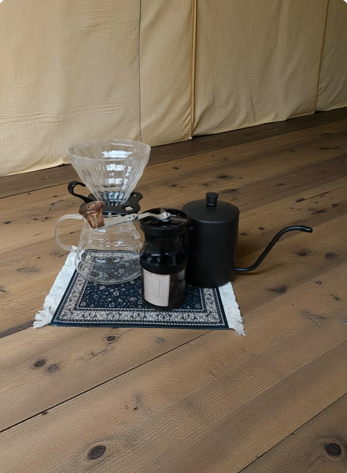 DENX DX4205 Coffee Maker Travel Kit 15-In-1 Complete Set