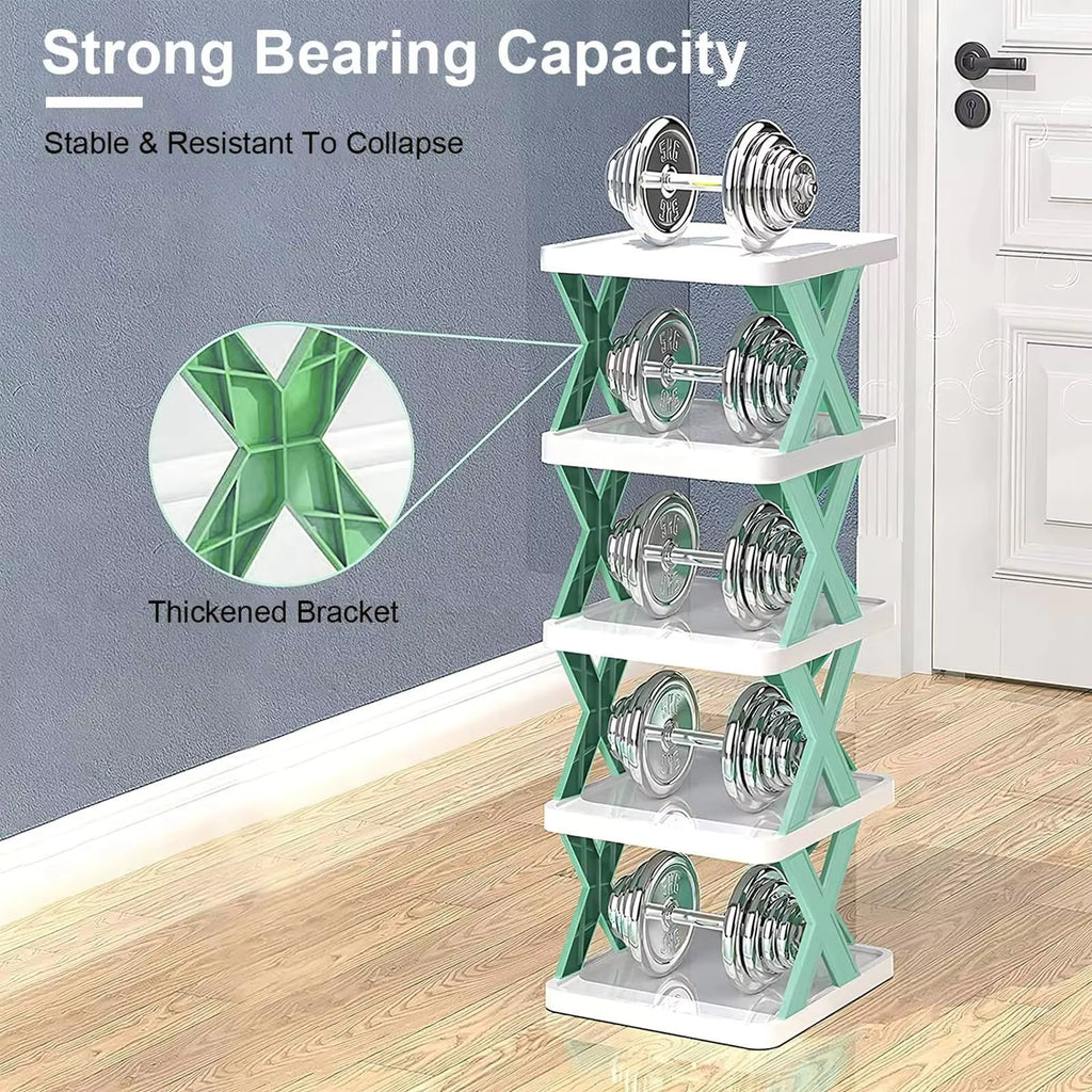 X-Shaped Shoe Rack